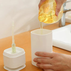 Soap Dispenser for Bathroom Sink Countertop Kitchen Pressing Hands Washing Soap Storage Container Cosmetic Shampoo Bottle