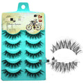 Five pairs of false eyelashes