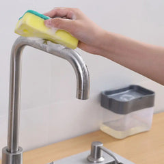 Soap Dispenser for Bathroom Sink Countertop Kitchen Pressing Hands Washing Soap Storage Container Cosmetic Shampoo Bottle