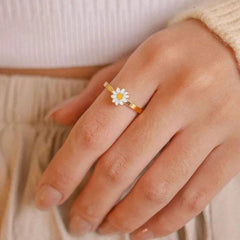 Anillo giratorio Fidget Spinner para mujer