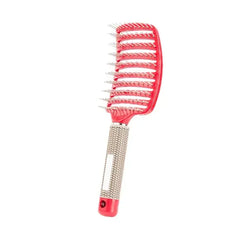 Masaje del cuero cabelludo con cepillo para el cabello