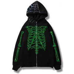 Men's Streetwear Skull Hoodies