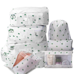 Luggage Clothes Organizer Eight-piece Set Storage