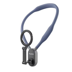 Soporte magnético de silicona para teléfono móvil, soporte de liberación rápida para teléfono Magsafe, soporte colgante de cuello con succión magnética para teléfono móvil