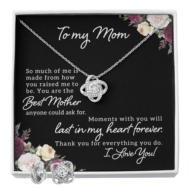 Love Knot Earring & Necklace Set