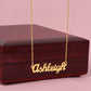 Collar con nombre personalizable 