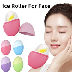 Bandeja de hielo facial de silicona Belleza Cara Reducir los poros