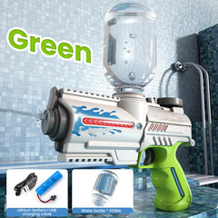 Pistola de agua de verano, pistolas de agua automáticas de alta tecnología, gran capacidad, chico, adulto, piscina de verano, playa, juguete al aire libre